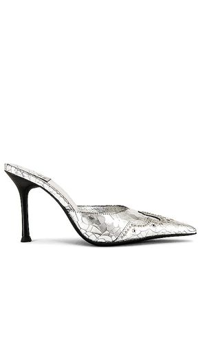 Bite-Me Heel in Metallic Silver. - size 6 (also in 6.5, 7.5, 8, 8.5, 9.5) - Jeffrey Campbell - Modalova