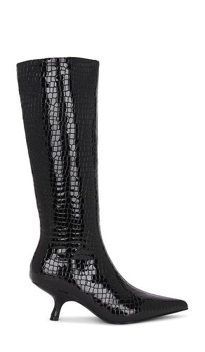 Intrepid-K Croco Boots in Black. - size 6.5 (also in 7.5) - Jeffrey Campbell - Modalova