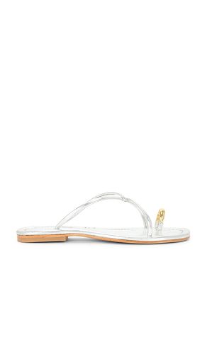 Pacifico Sandal in Metallic Silver. - size 11 (also in 8) - Jeffrey Campbell - Modalova