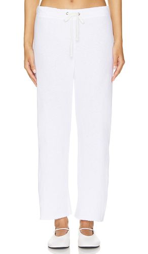 Pantalón deportivo recortado en color talla 1/S en - White. Talla 1/S (también en 0/XS, 2/M, 3/L, 4/XL) - James Perse - Modalova