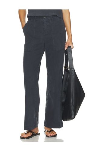 Relaxed Herringbone Pant in Blue. - size 24 (also in 25, 27) - James Perse - Modalova