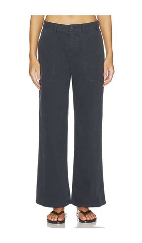Relaxed Herringbone Pant in Blue. - size 24 (also in 25, 27) - James Perse - Modalova