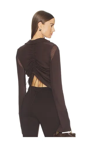 Gathered Back Button Up Top in . Size 34. Also in 36 - Jade Cropper - Modalova