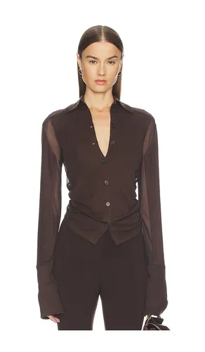 Gathered Back Button Up Top in . Size 34. Also in 36 - Jade Cropper - Modalova