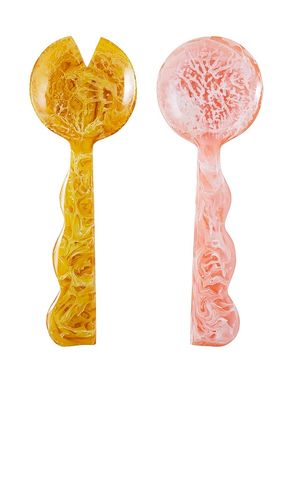 Set de servir mustique ripple serving set en color rosado talla all - Jonathan Adler - Modalova