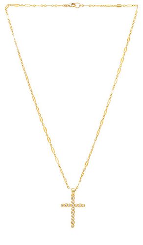 Collar colgante francesca en color oro metálico talla all en - Metallic Gold. Talla all - Joy Dravecky Jewelry - Modalova