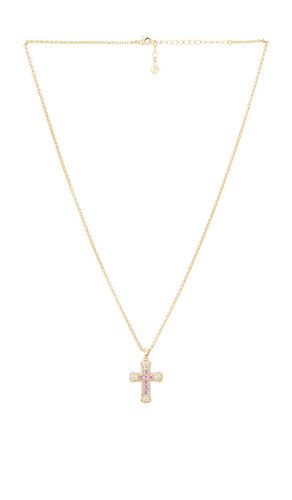 Collar jewelry donatella cross en color talla all en - Pink. Talla all - Joy Dravecky Jewelry - Modalova