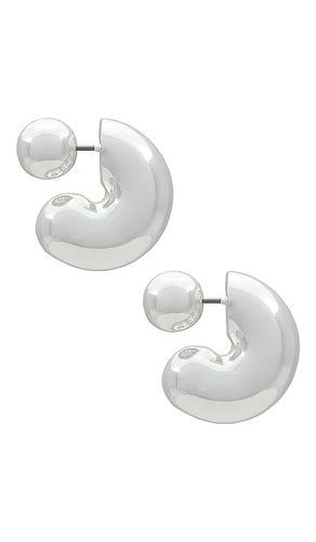 Tome medium hoops in color metallic size all - Jenny Bird - Modalova