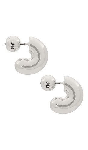 Tome small hoops in color metallic size all - Jenny Bird - Modalova