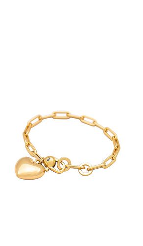 Brazalete puffy heart en color oro metálico talla all en - Metallic Gold. Talla all - Jenny Bird - Modalova