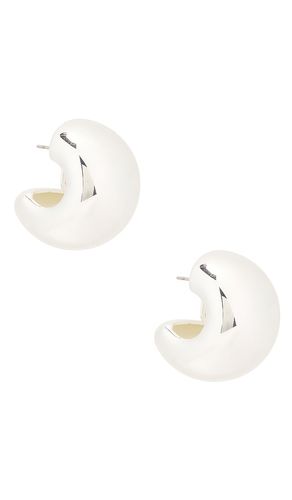 Gemma Hoops in Metallic - Jenny Bird - Modalova