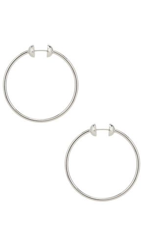 Icon Small Hoops in Silver in - Jenny Bird - Modalova