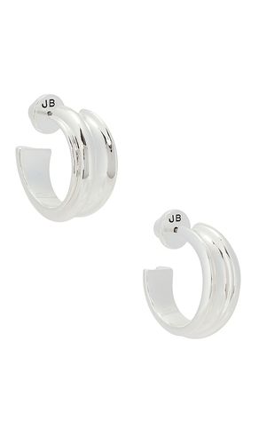 Lennon Hoops in Metallic - Jenny Bird - Modalova
