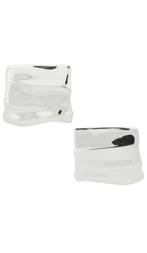 Sundra Earrings in Metallic - Jenny Bird - Modalova