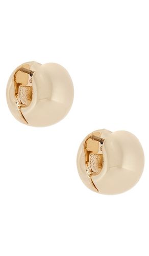 Pendientes de aro gemma en color oro metálico talla all - Jenny Bird - Modalova