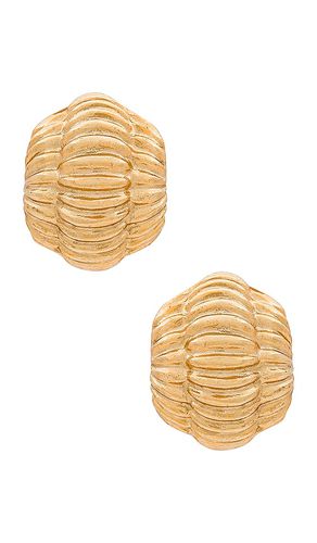 Pendientes de tachuela damaris en color oro metálico talla all en - Metallic Gold. Talla all - Jennifer Behr - Modalova
