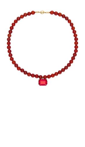 Collar de cuentas sidonie en color rojo talla all - Jennifer Behr - Modalova