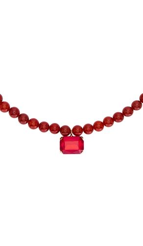Collar de cuentas sidonie en color rojo talla all - Jennifer Behr - Modalova
