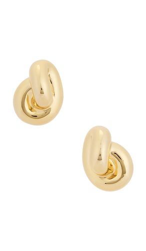 Small Knot Stud Earrings in Metallic Gold - Jennifer Fisher - Modalova