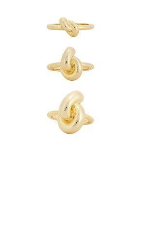 Knot Ring Set in Metallic . - size 5 (also in 6, 7, 8) - Jennifer Fisher - Modalova