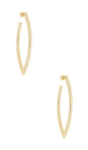 Medium Feather Hoop Earrings in - Jennifer Fisher - Modalova