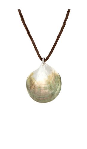 Julietta Shell Necklace in Brown - Julietta - Modalova