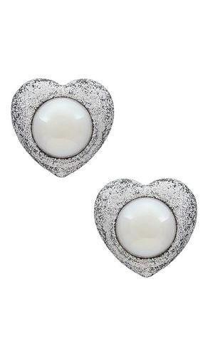 Julietta Aya Earrings in White - Julietta - Modalova