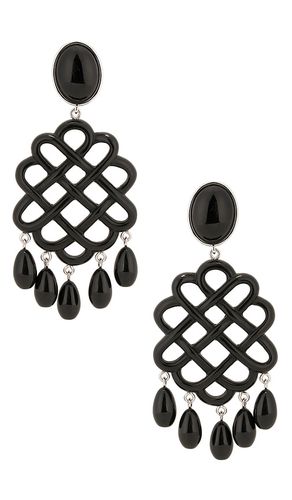 Julietta Melina Earrings in Black - Julietta - Modalova