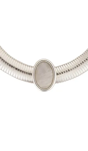 Opyum Necklace in Metallic - Julietta - Modalova