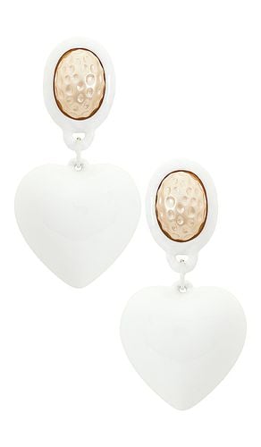 Julietta Peggy Earrings in White - Julietta - Modalova