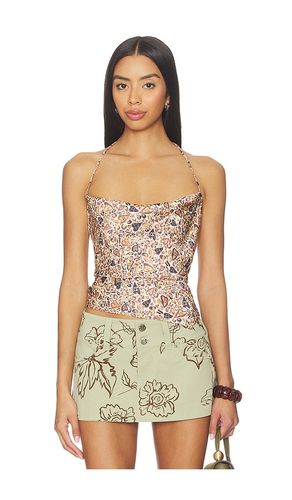 OBERTEIL SATIN COWL NECK HALTER in . Größe L. Also in M, S, XS - Juliet Johnstone - Modalova