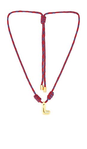 Bubble Letter Necklace in . - size D (also in E, M, N, R, S, T) - joolz by Martha Calvo - Modalova
