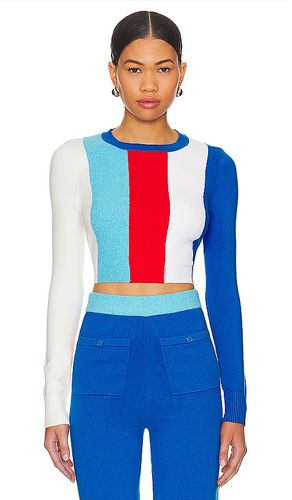 Long Sleeve Crop Top in Blue. - size M (also in XL, XS) - JoosTricot - Modalova