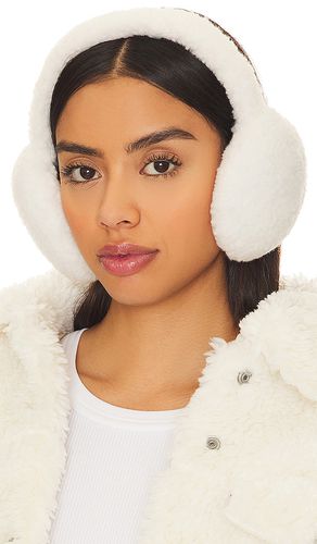 Faux Shearling Earmuffs in Light Grey - jocelyn - Modalova