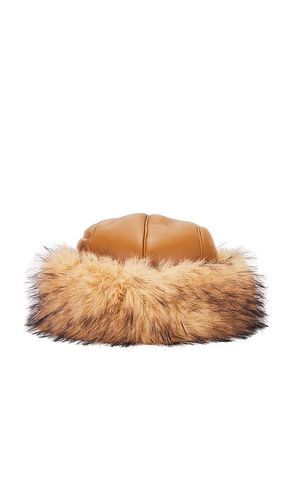 Faux Shearling Roller Hat in - jocelyn - Modalova