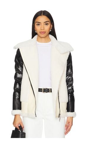 Faux Moto Jacket in ,White. - size L (also in M, S, XS) - jocelyn - Modalova