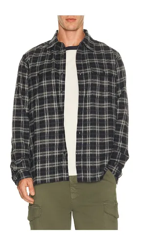 Plaid Double Flap Pocket Shirt in Navy. - size M (also in XL/1X) - Joe's Jeans - Modalova