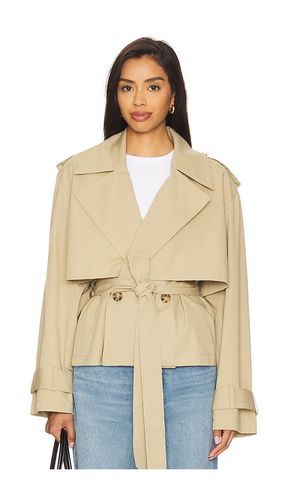 Liz Cropped Trench Coat in Tan. - size M (also in S) - Joe's Jeans - Modalova