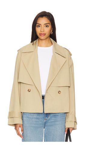 Liz Cropped Trench Coat in Tan. - size M (also in S) - Joe's Jeans - Modalova