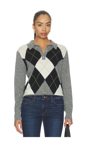 The Long Sleeve Cashmere Polo Sweater in Grey. - size L (also in M, S) - Joe's Jeans - Modalova