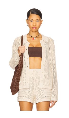 Arlo Crochet Cardigan in Cream. - size L (also in M, S, XL, XS) - Joe's Jeans - Modalova