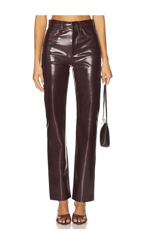 The Margo Faux Leather Slim Pant in Burgundy. - size 26 (also in 28) - Joe's Jeans - Modalova