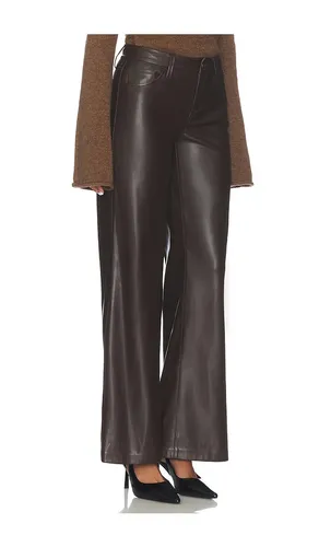 The Faux Leather Lou Lou Pants in Chocolate. - size 26 (also in 27, 28, 29, 30) - Joe's Jeans - Modalova