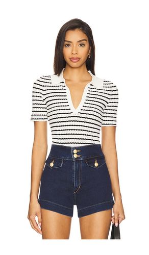 Jess Pointelle Polo Shirt in White. - size S (also in XS) - Joe's Jeans - Modalova