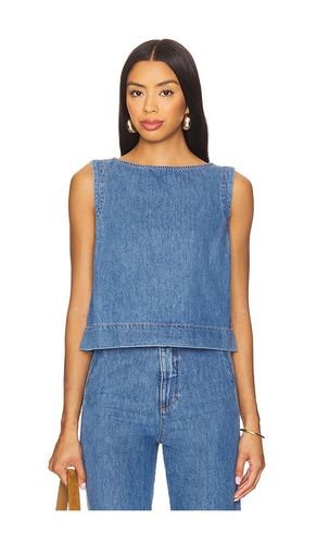 Boat Neck Denim Shell Top in Blue. - size M (also in S, XL, XS) - Joe's Jeans - Modalova