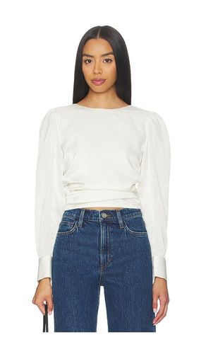 The Marie Tie Back Blouse in Cream. - size L (also in XS) - Joe's Jeans - Modalova