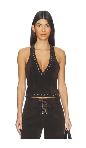 X WeWoreWhat The Rodeo Suede Halter in Chocolate. - size S (also in M, L, XL) - Joe's Jeans - Modalova