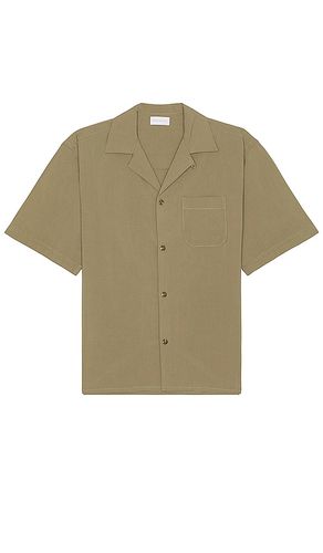 Camisa de campamento en tejido de mezcla de algodón y rayón en color marrón talla L en - Brown. Talla L (también en M - JOHN ELLIOTT - Modalova
