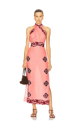 Energetic Patterns Ankle Dress in Pink. - size 10 (also in 2, 4, 6, 8) - Johanna Ortiz - Modalova