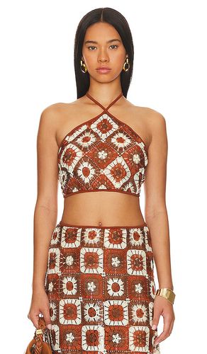 Pwani Crop Top in Brown. - size 0 (also in 2, 6, 8) - Johanna Ortiz - Modalova